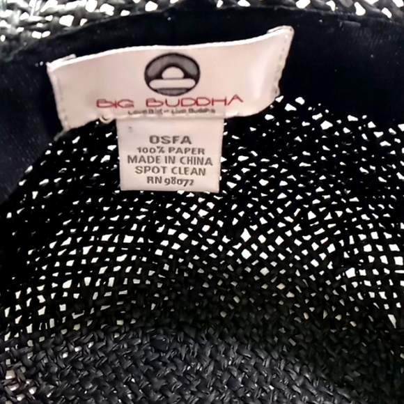 100% Paper Brim with Shimmery Silver Metallic Trim - Picture 10 of 14